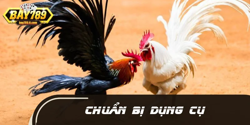 Cần chuẩn bị đầy đủ dụng cụ trước khi thực hiện cách băng cựa gà