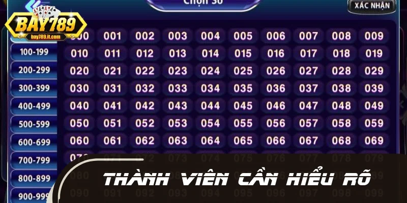 Thành viên cần hiểu rõ về các loại lô và cách tính thưởng