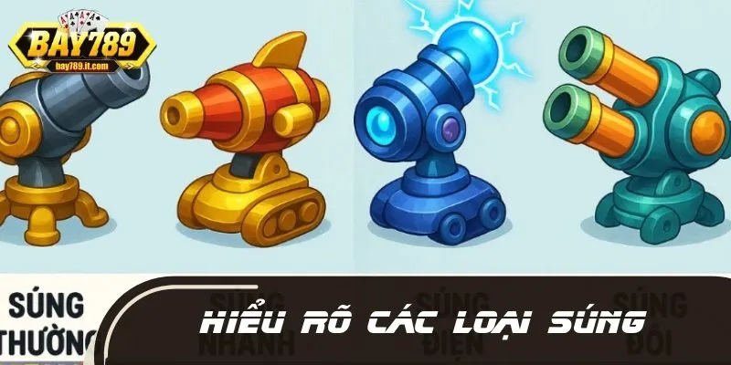 Hiểu rõ các loại súng tương ứng với đặc điểm riêng